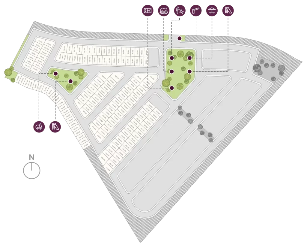 Miria Residencial, Lotificacion